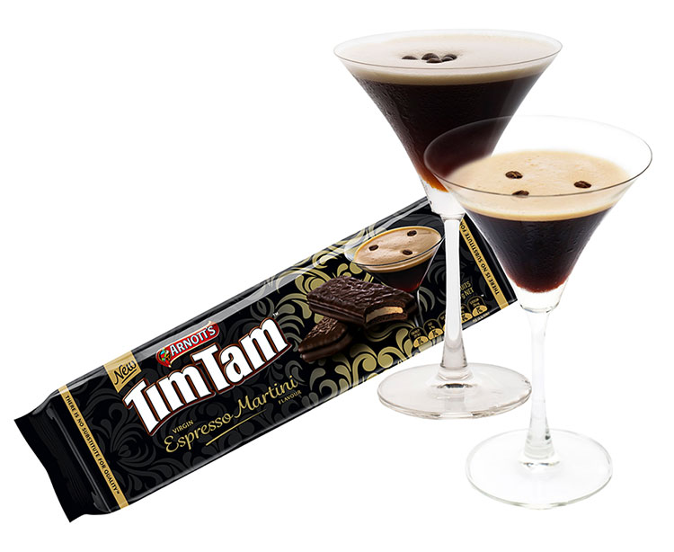 Tim Tam Espresso Martini biscuits