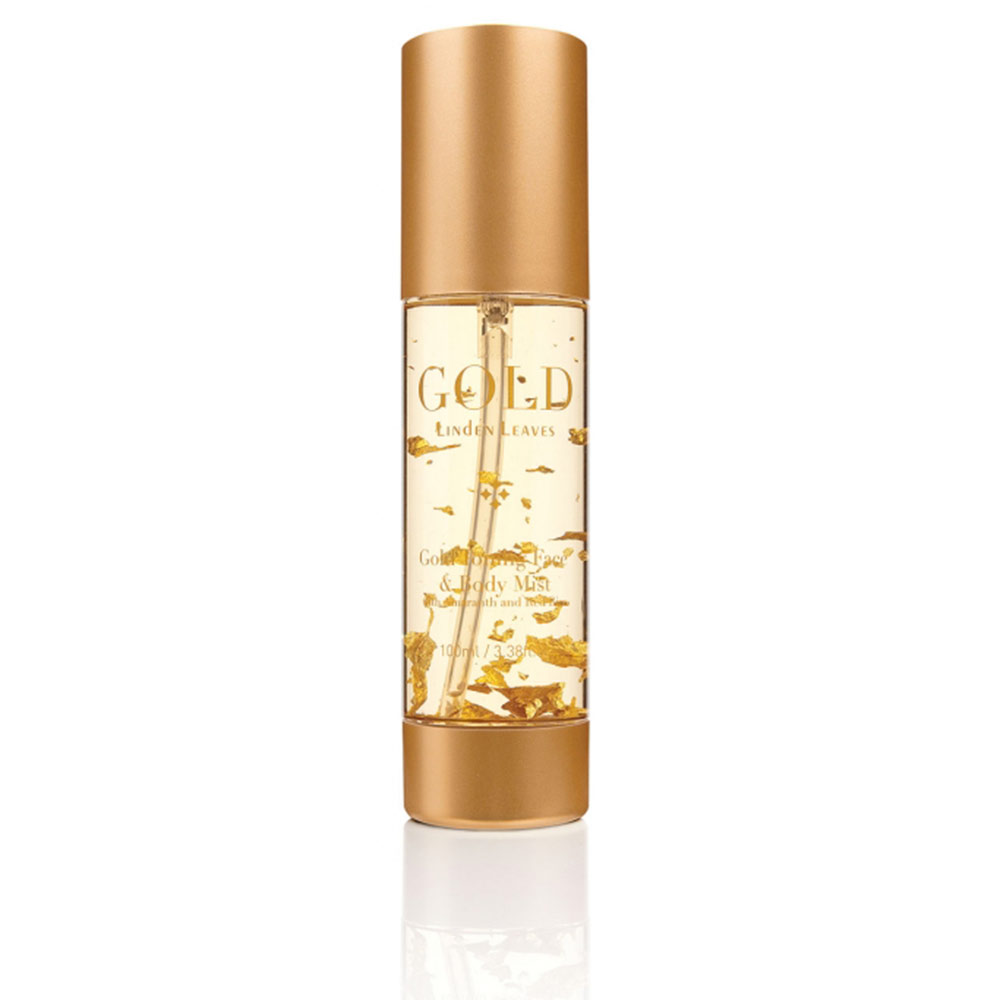 Linden Leaves Gold Toning Face and Body Mist, 100ml, $49.99