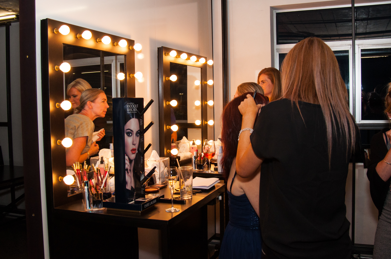 Guests were treated to makeup touch-ups from the talented Estée Lauder team.