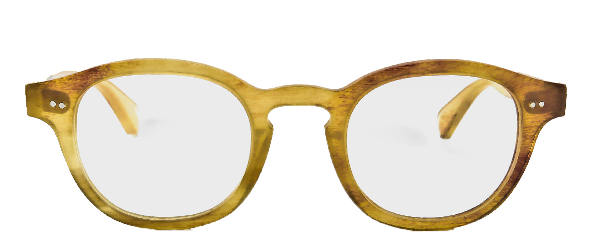 Lewis Fredericks the foster yellow horn glasses