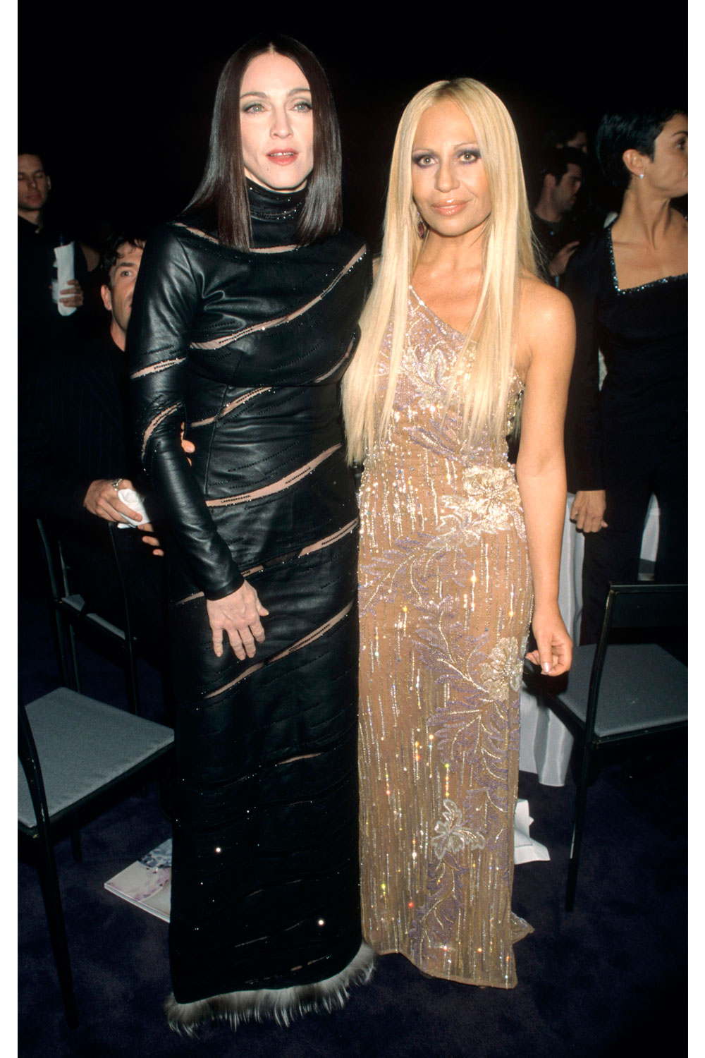 Madonna and Donatella Versace, Fire and Ice Ball, 1998.