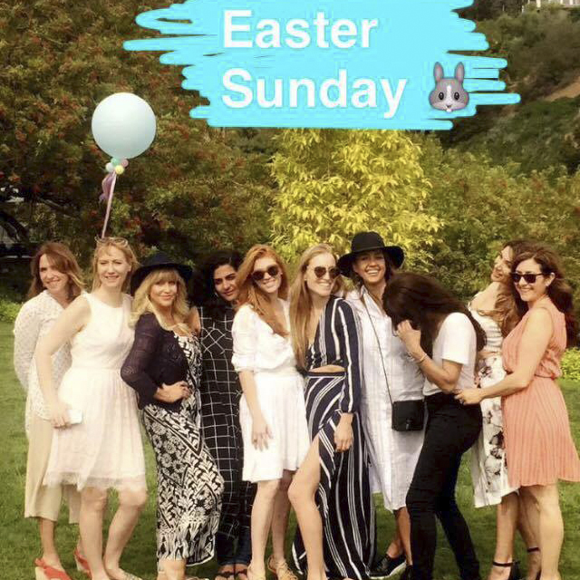 Jessica Alba celebrated Easter with a girls weekend.
