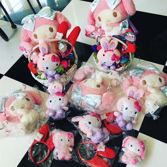 Kris Jenner shared the Hello Kitty treats she gave to her grandchildren via her Instagram.