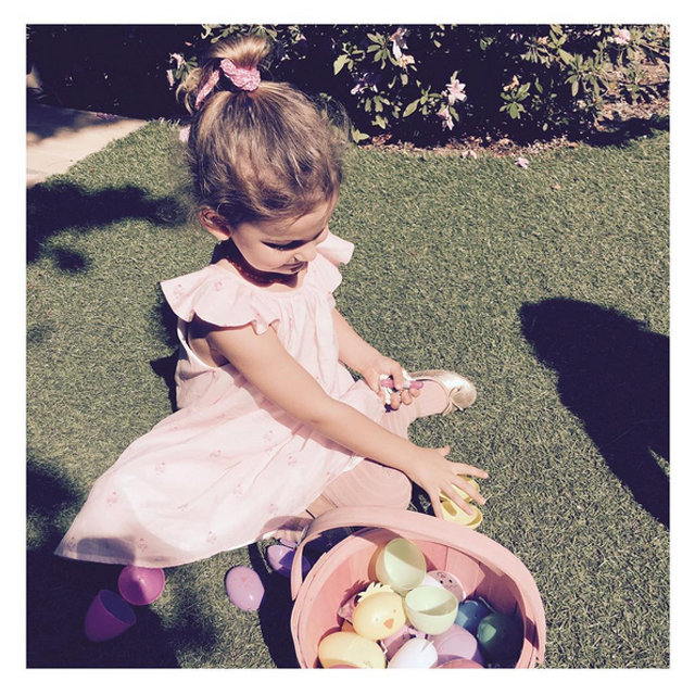 And Victoria's Secret model Lily Aldridge shared this adorable snap of her daughter Dixie.