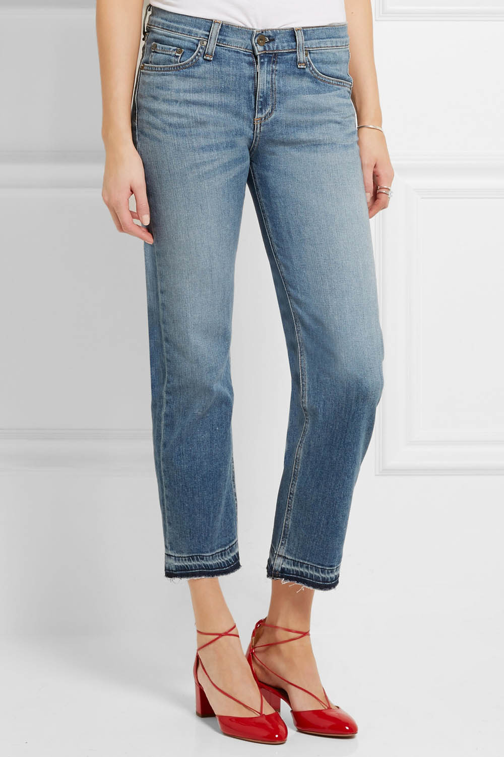 Rag and Bone jeans, approx $394, from Net-a-porter.