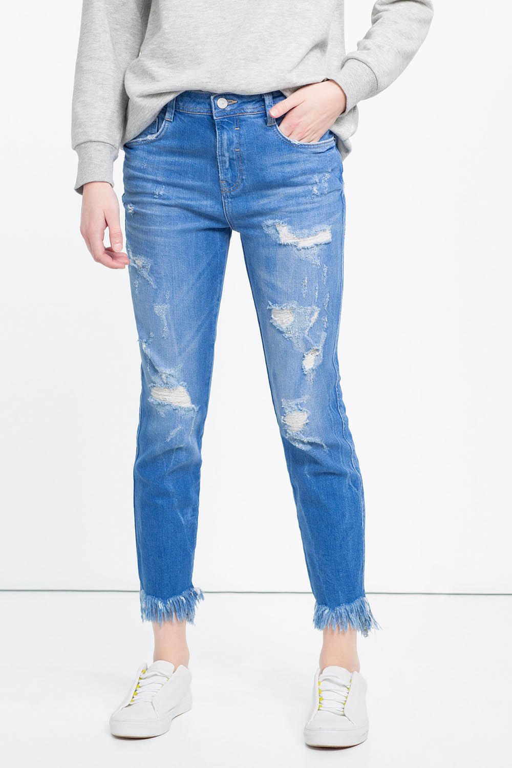Zara jeans, approx $70.