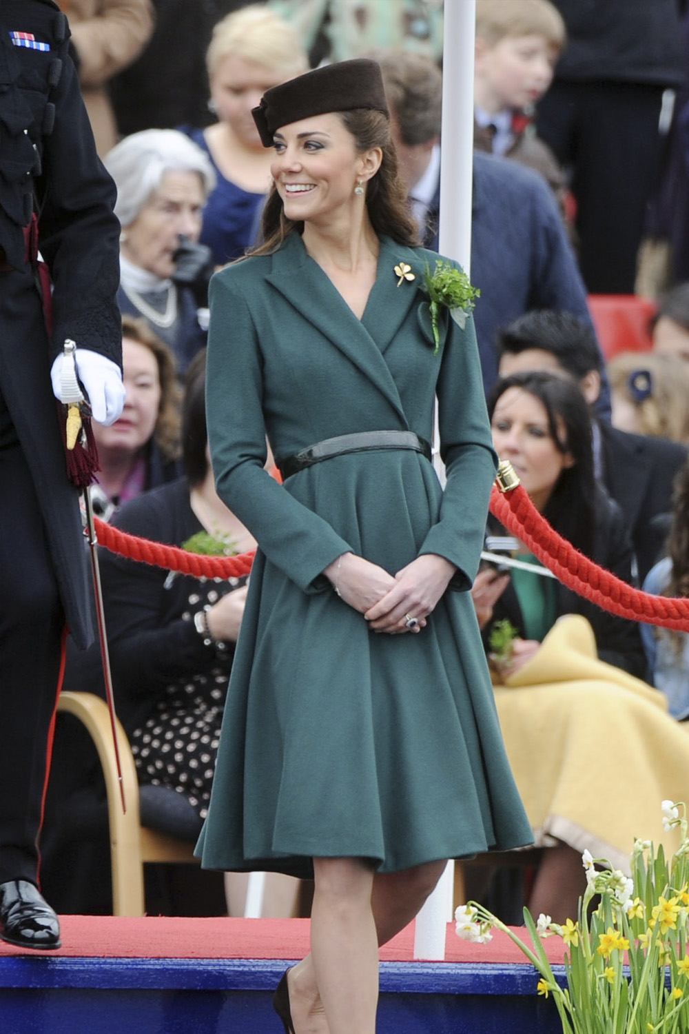 The Duchess of Cambridge in Emilia Wickstead.