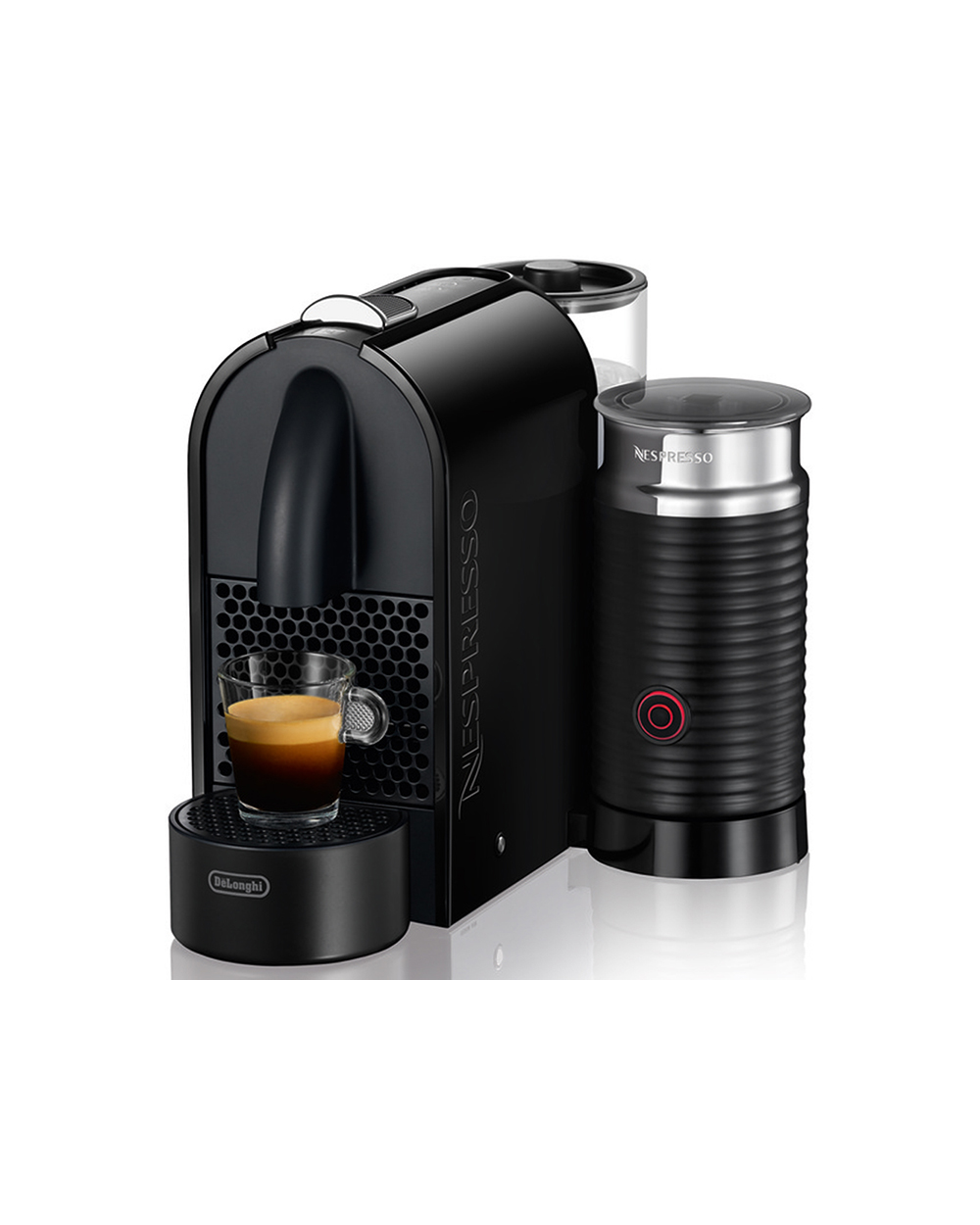 Nespresso DeLonghi Black & Integrated Aeroccino, $379, from Nespresso