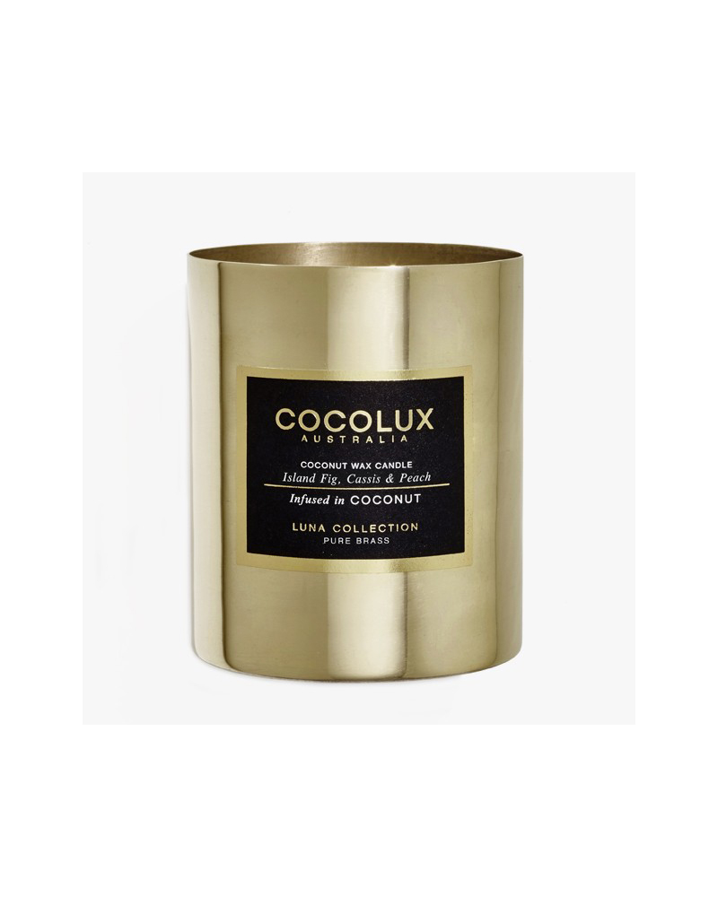 Cocolux Candle, Fig, Cassis and Peach, $80, from Superette