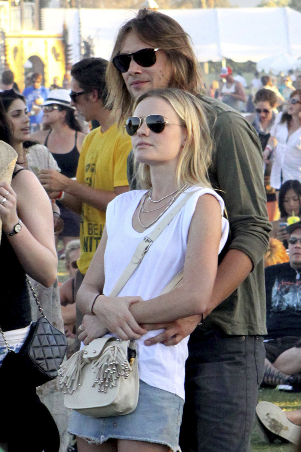 Coachella, 2009. Kate Bosworth and Alexander Skarsgard.