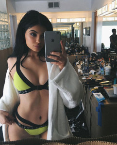 Kylie Jenner wears Kendall and Kylie for Topshop swim