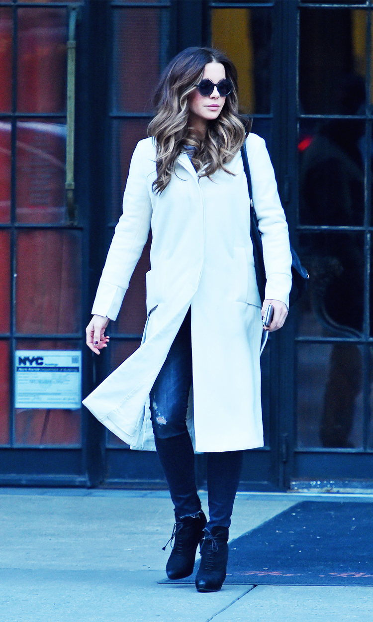 Kate Beckinsale out and about in New York.