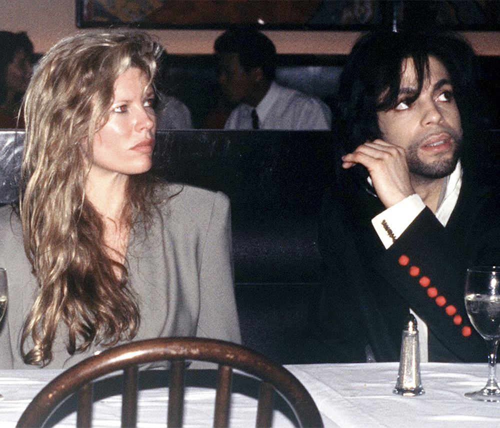 Prince was frequently photographed with actress Kim Basinger in 1989.
