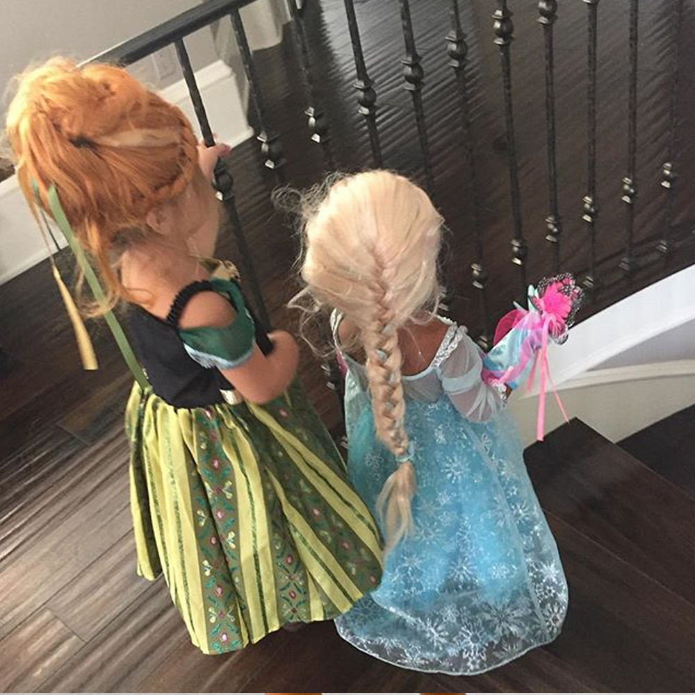 Happy Halloween love Anna and Elsa, October 2015.