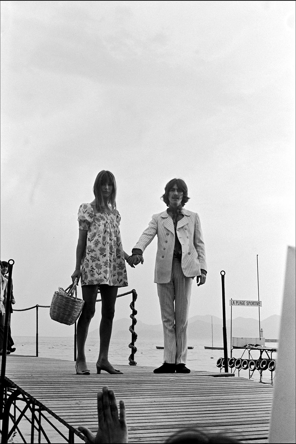 George Harrison and Jane Birkin,1968.