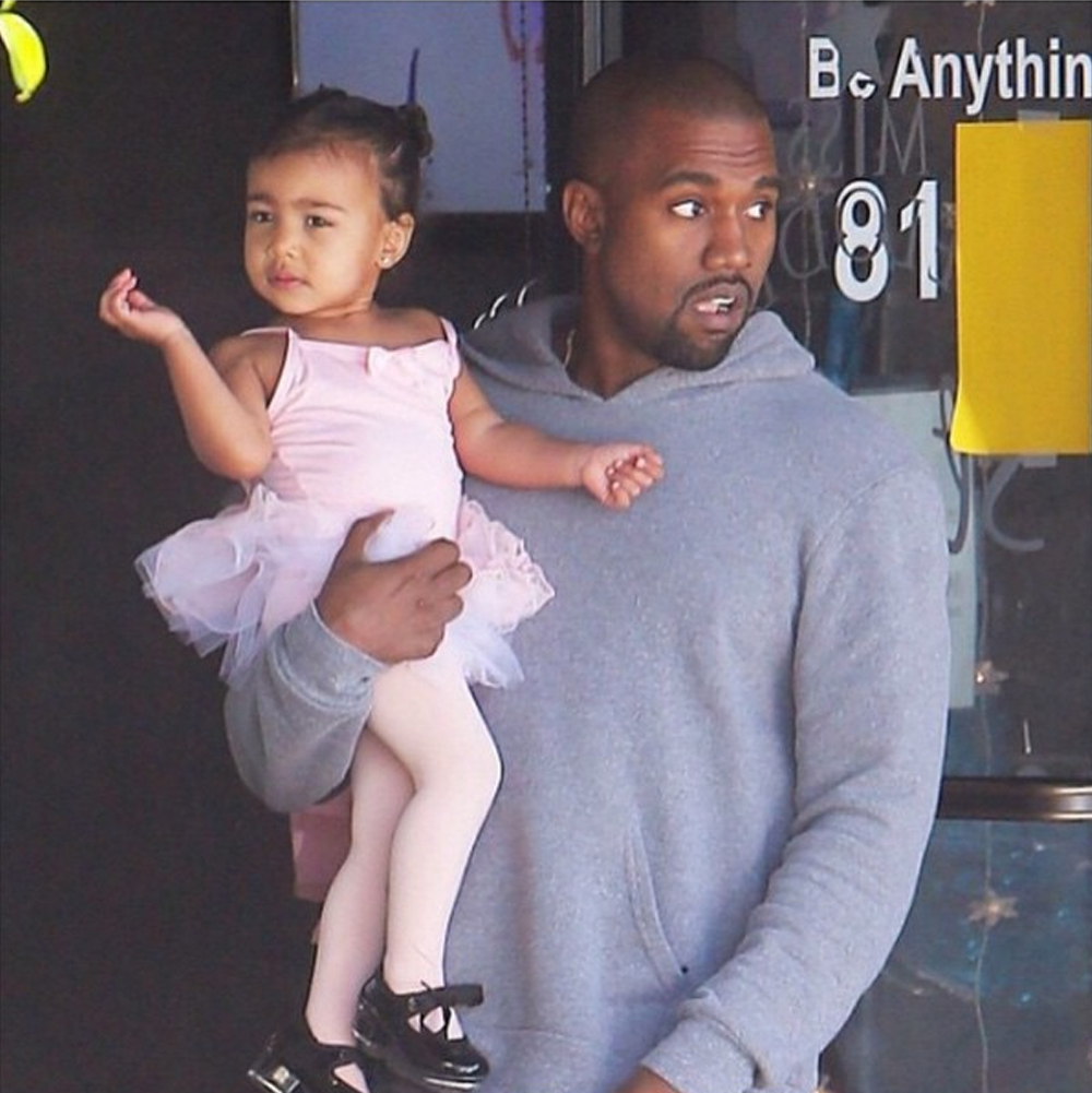 Daddy taking me to ballet class, March 2015.