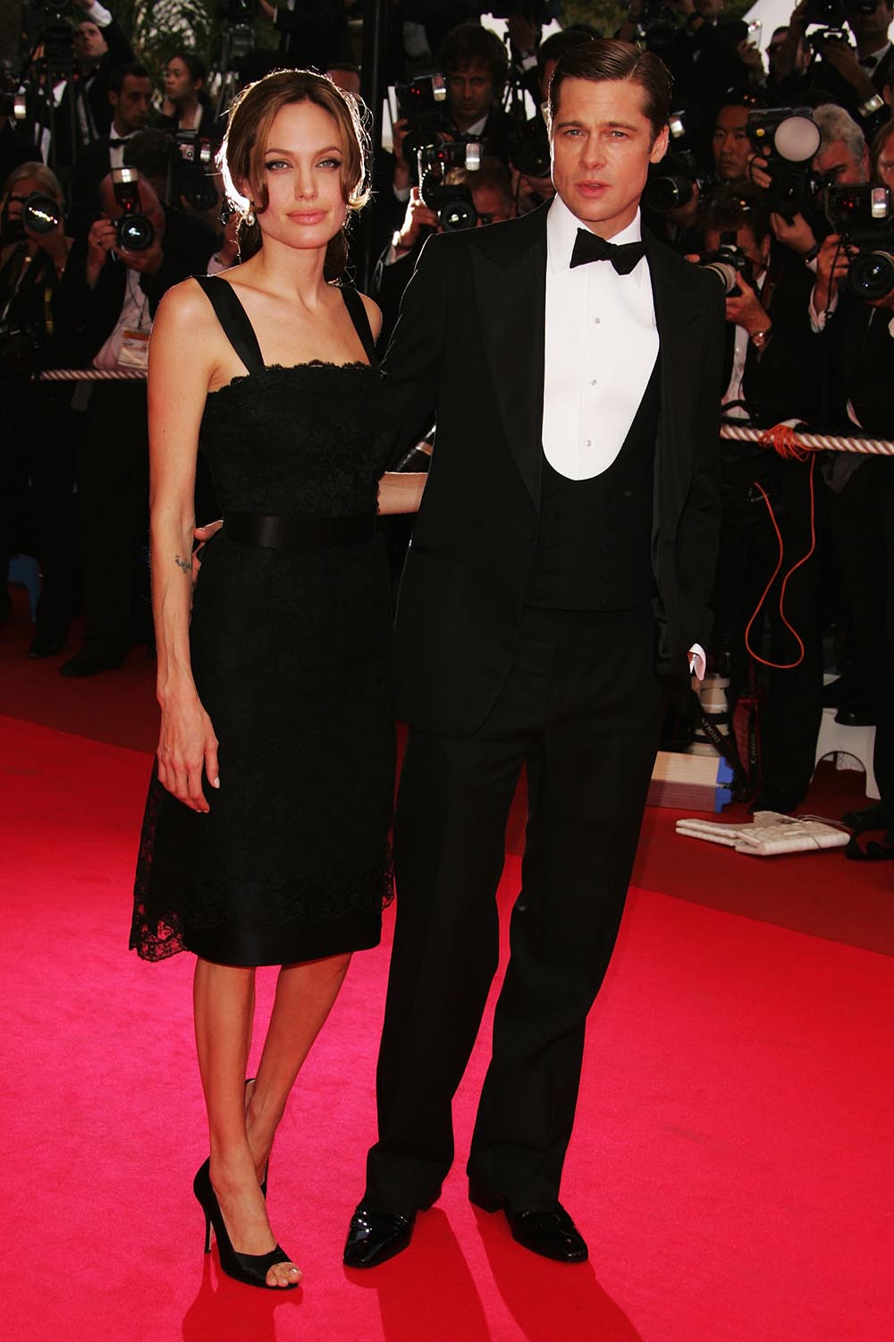 Angelina Jolie and Brad Pitt, 2007.