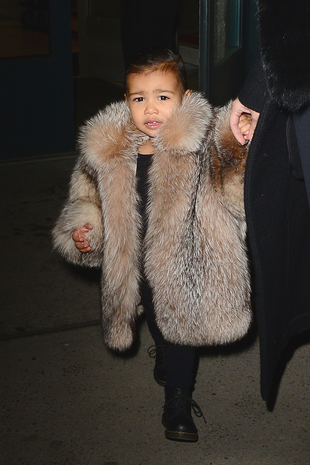Don't you know that the only thing to wear in New York is fur, February 2015.