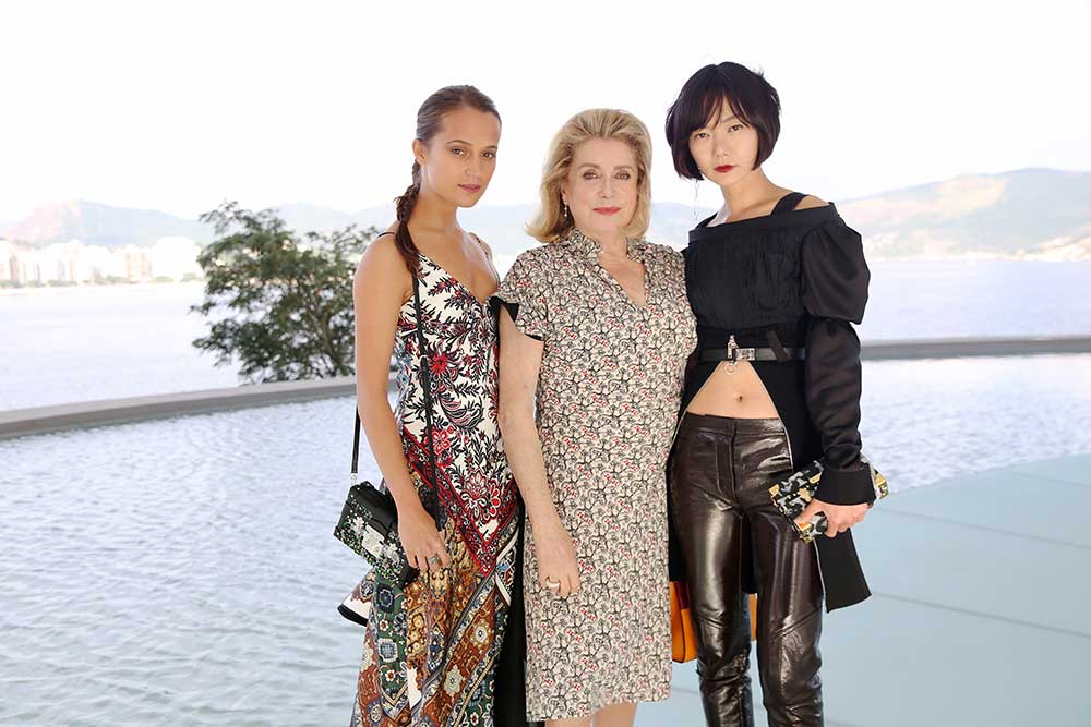Alicia Vikander, Catherine Deneuve and Doona Bae.