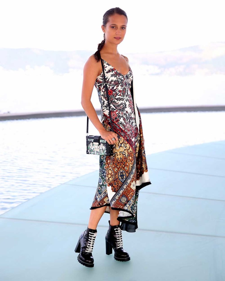 Alicia Vikander at Louis Vuitton Cruise 17