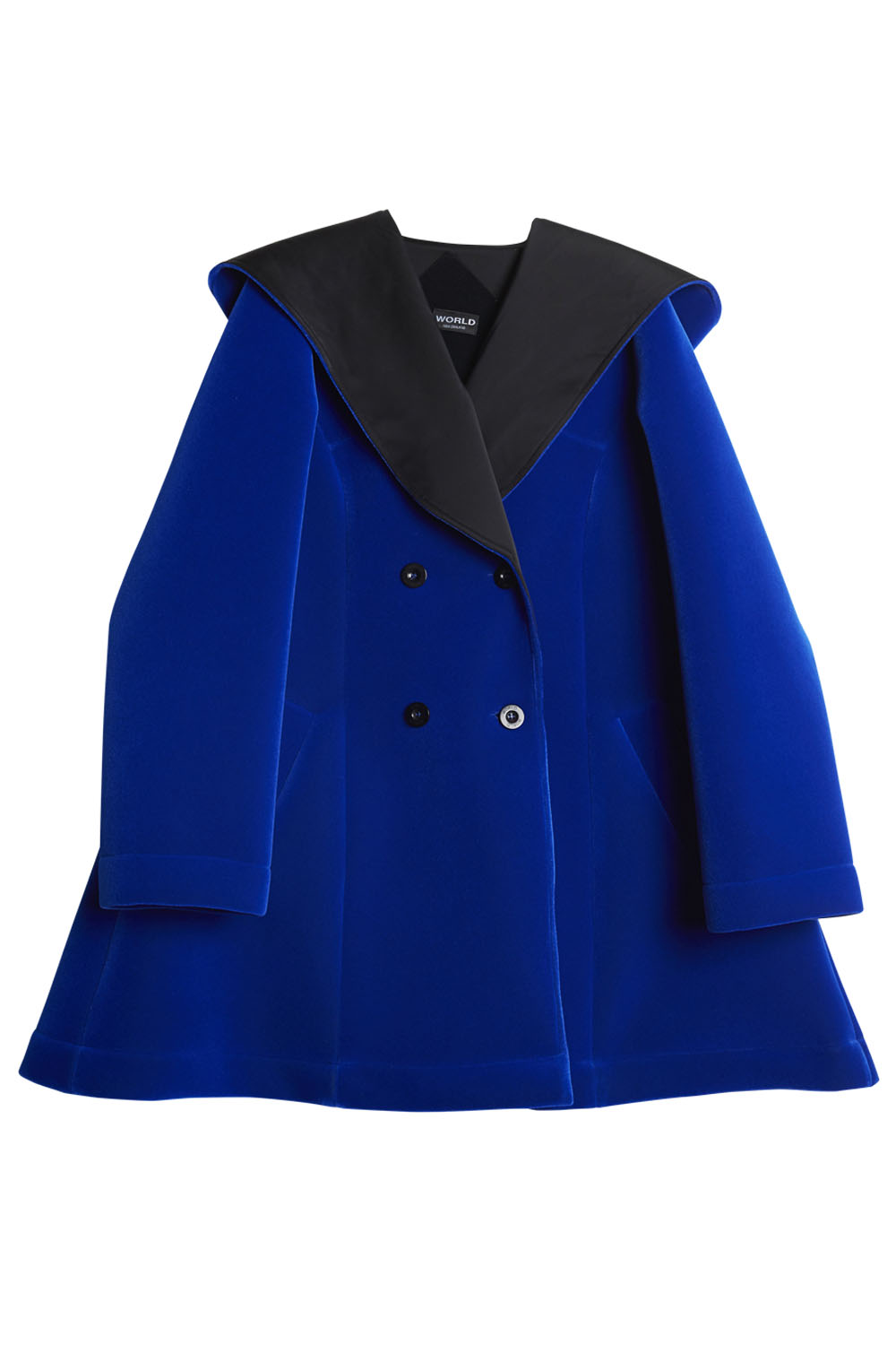 Coat, $599, by World.