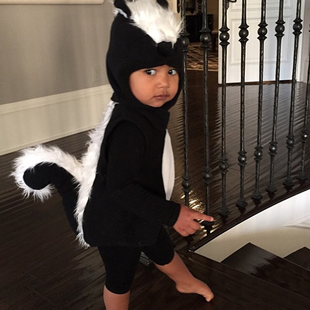 I'll skunk you later, happy Halloween, October, 2014.