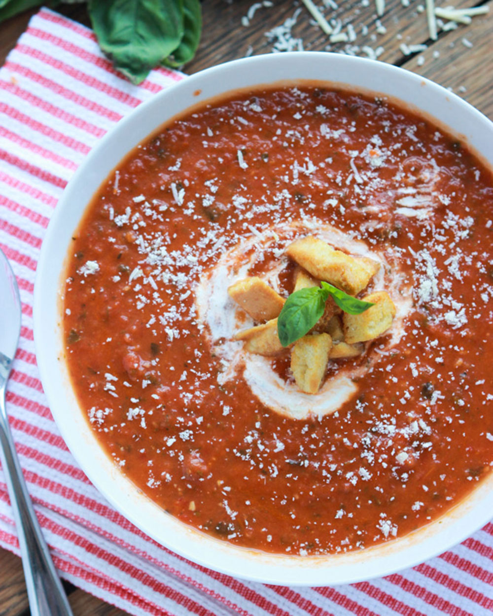 Ina Garten's Roasted Tomato Basil Soup