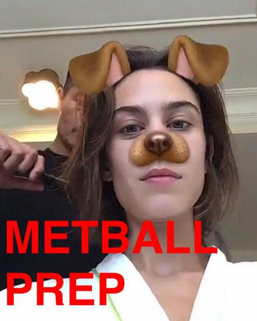 Alexa Chung, Met Ball Prep, Snapchat.
