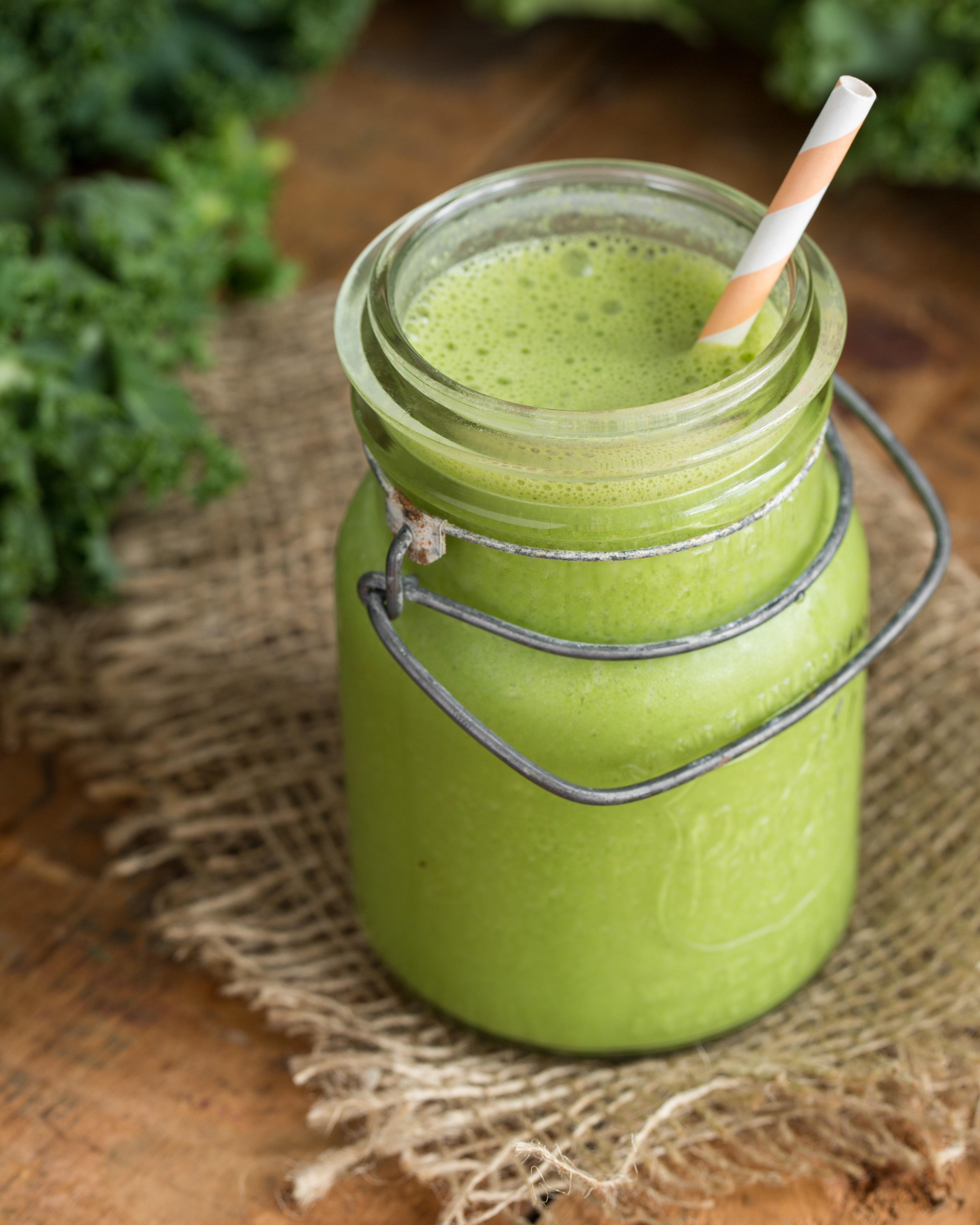 Classic green monster smoothie from Oh She Glows
