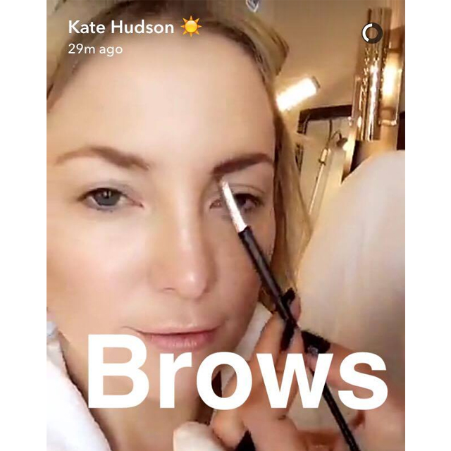 Kate Hudson, Snapchat.