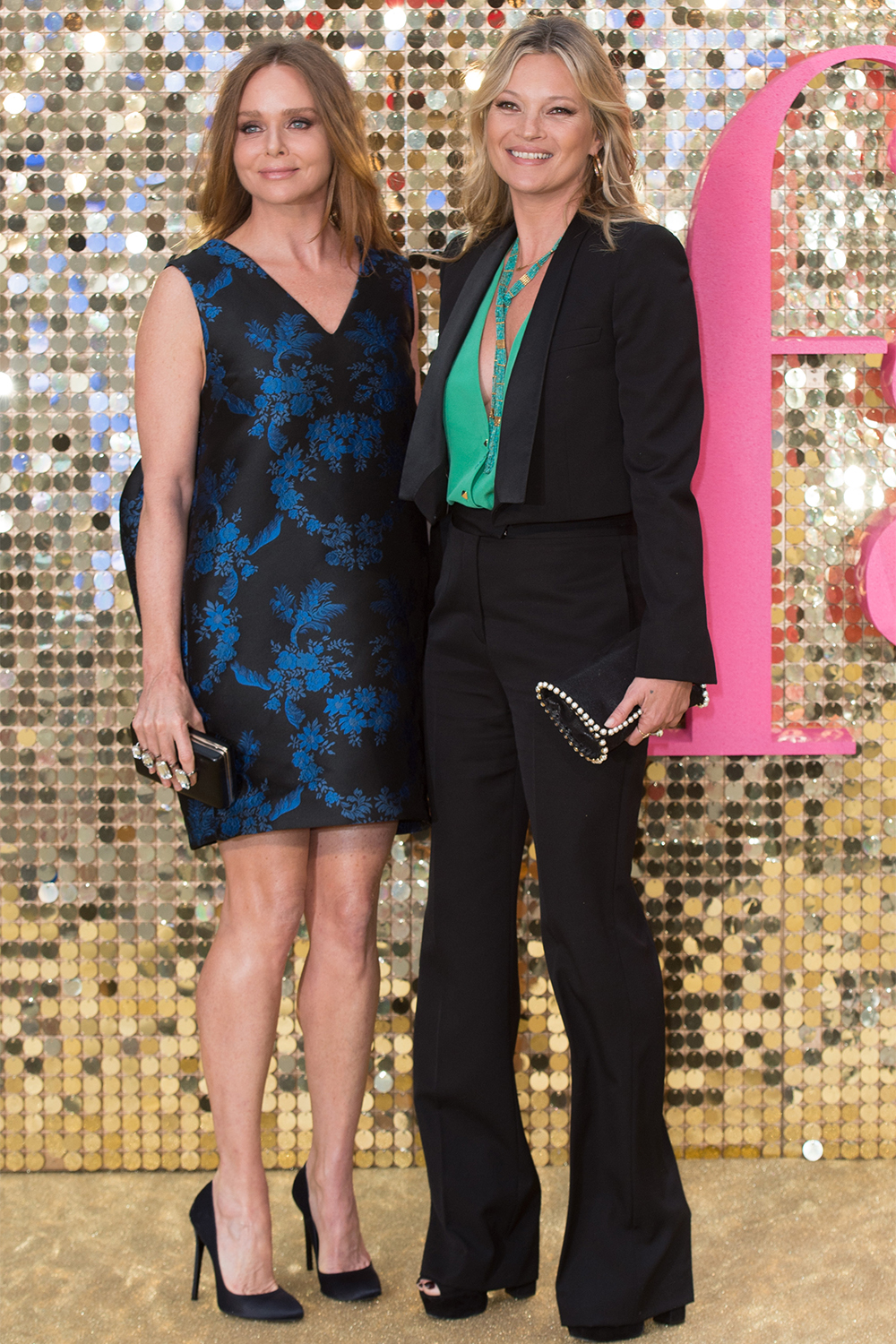 Stella McCartney and Kate Moss at the World Premiere of Absolutely Fabulous in London.