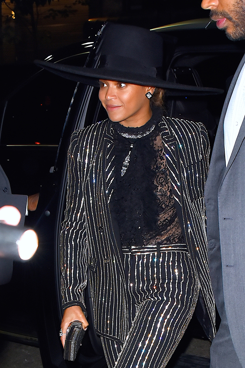 Beyonce rocks custom Givenchy to collect the Style Icon Award at the CFDA Awards in New York.
