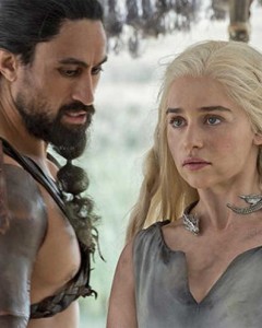 Daenerys and Khal Moro