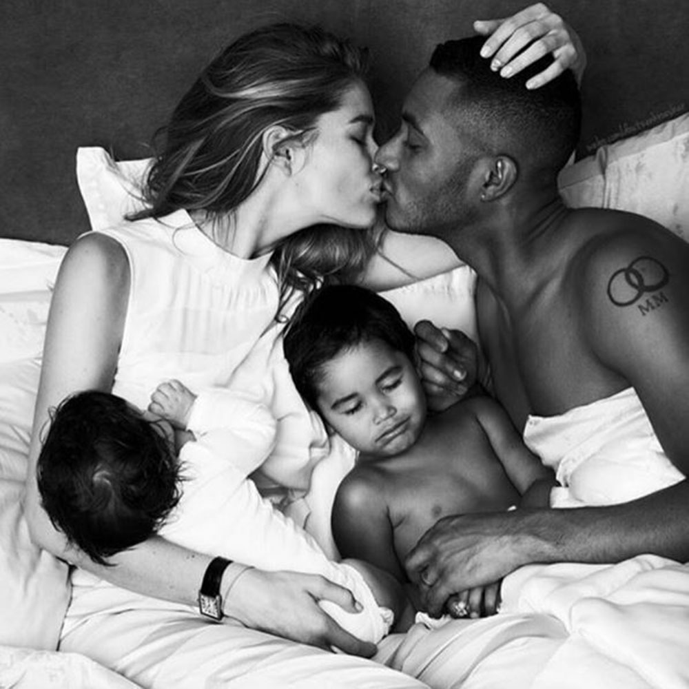 Doutzen Kroes father's day tribute to Sunnery James