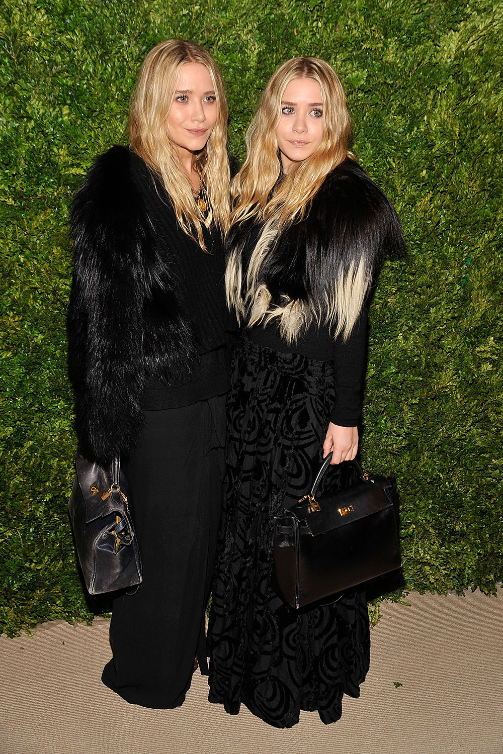 Mary-Kate and Ashley Olsen at the 7th Annual CFDA/Vogue Fashion Fund Awardsin 2010