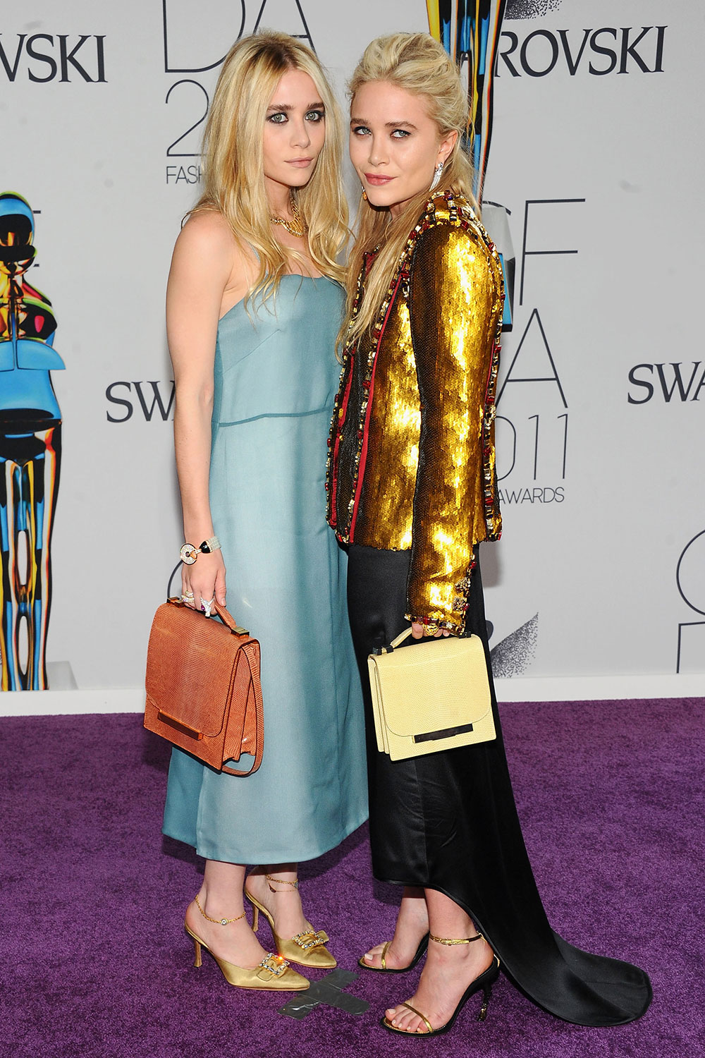 Mary-Kate and Ashley Olsen at the CFDA Fashion Awards in 2011