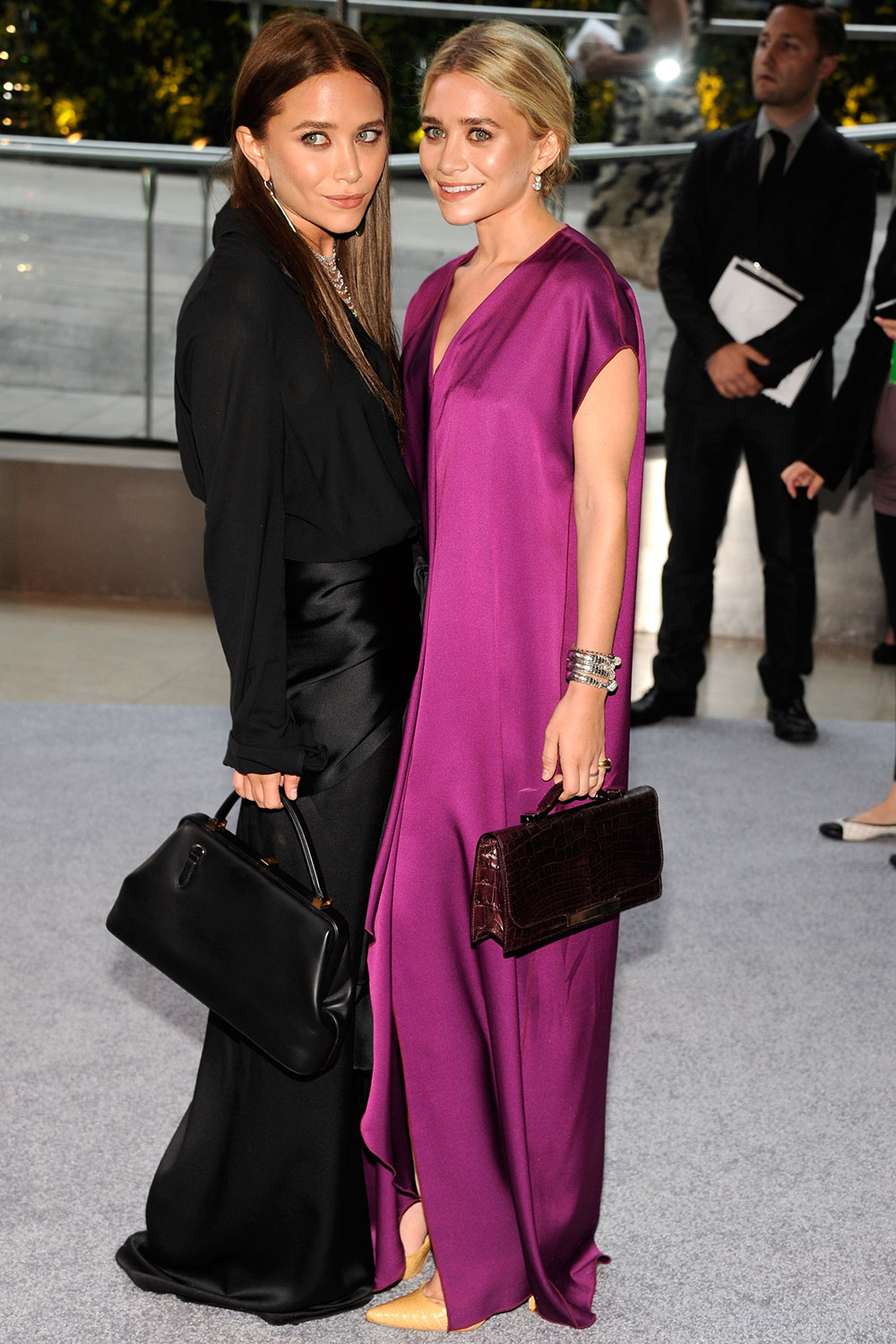 Mary-Kate Olsen and Ashley Olsen at the CFDA Fashion Awards in 2012