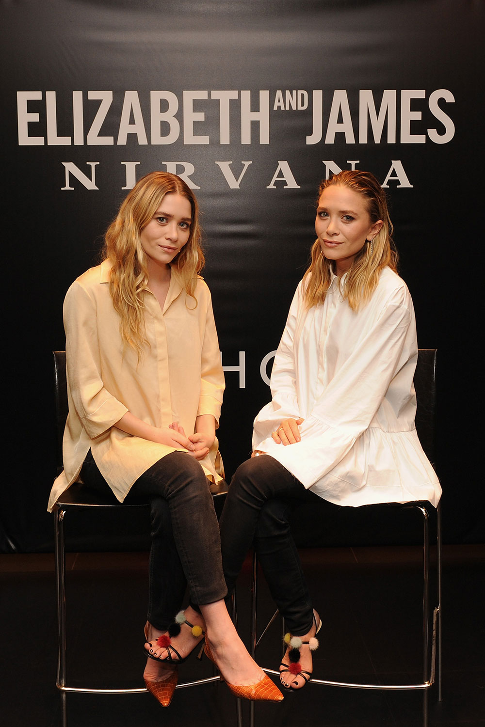 Mary-Kate and Ashley Olsen at the Elizabeth and James Sephora VIB Rouge event in 2014