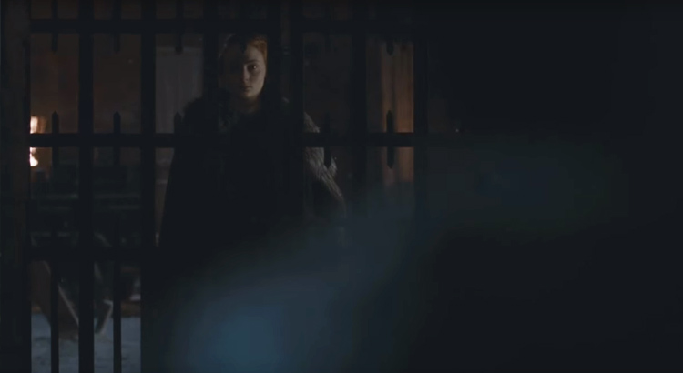 Sansa watches Ramsay's death