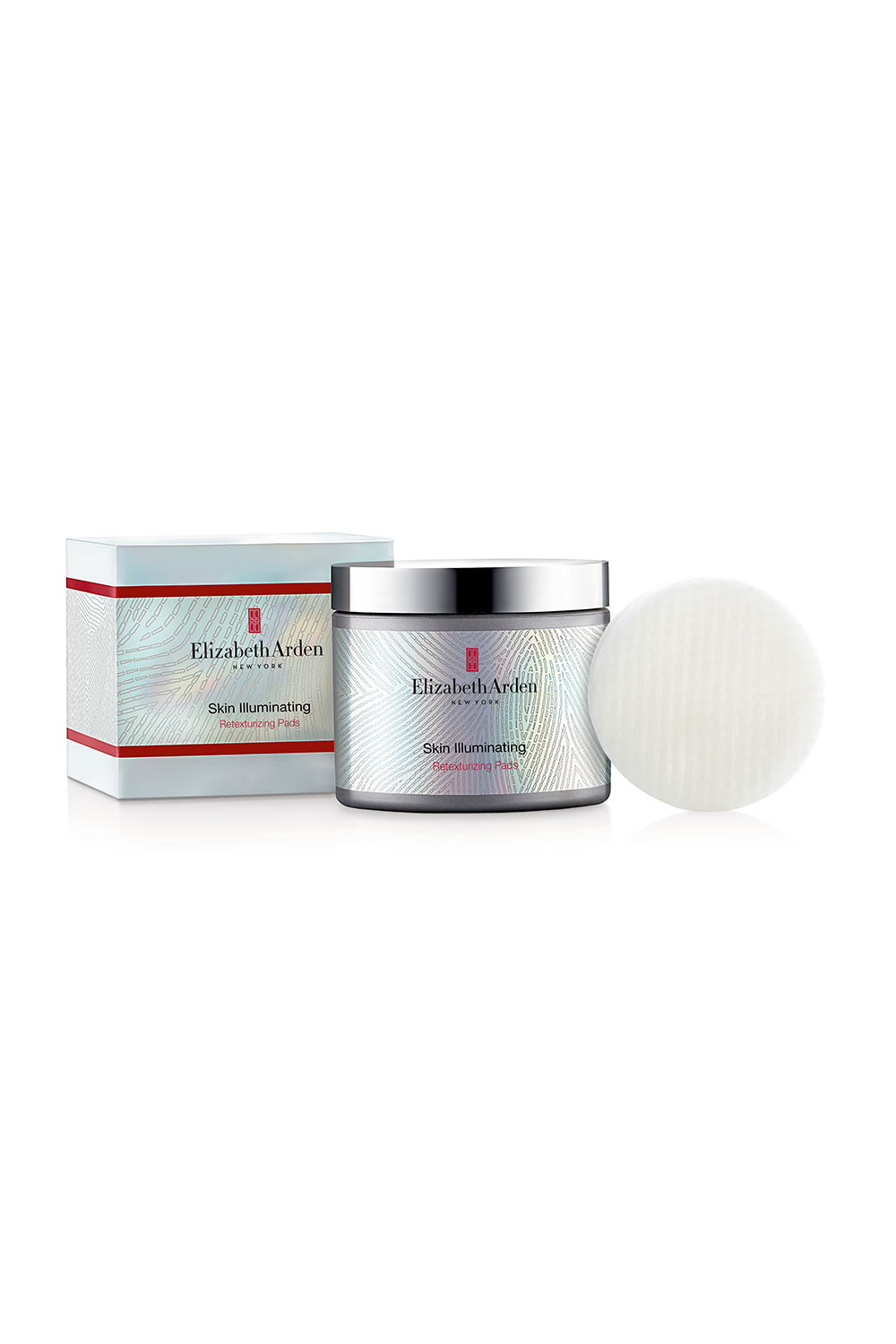 The re-surfacer: Used three times a week after cleansing, Elizabeth Arden Skin Illuminating Retexturising Pads, $79.50, (50 pads), wipe away dulling, dead skin cells using the power of 5% glycolic acid.
