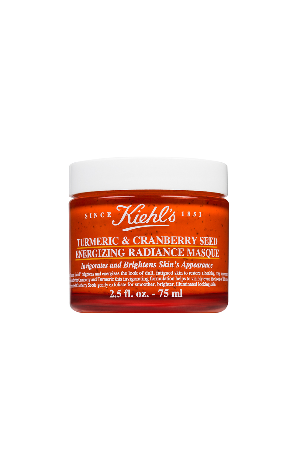 The masque: As well as a fabulous tightening effect, Kiehl’s Tumeric & Cranberry Masque, $65, uses our favourite winter spice to calm any redness while cranberry seeds gently polish the skin as it’s washed off.