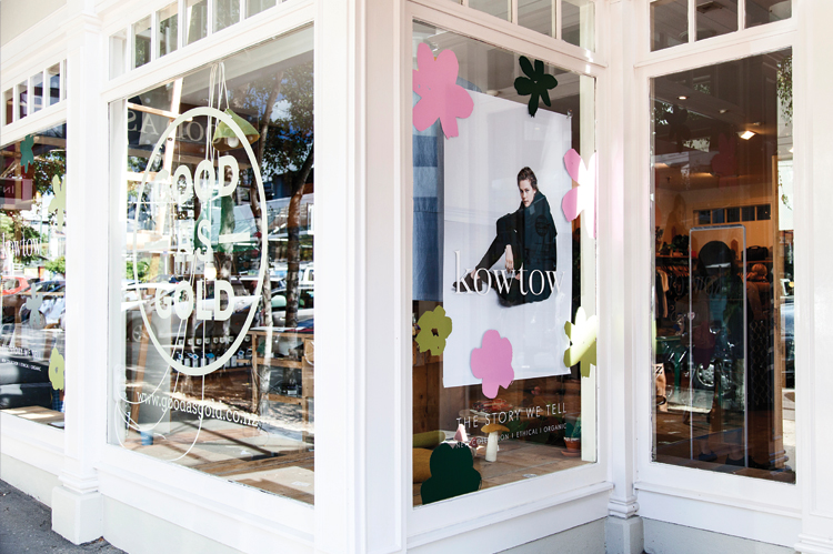 Wellington store Good as Gold has been a supporter of Kowtow since the brand’s launch nine years ago.