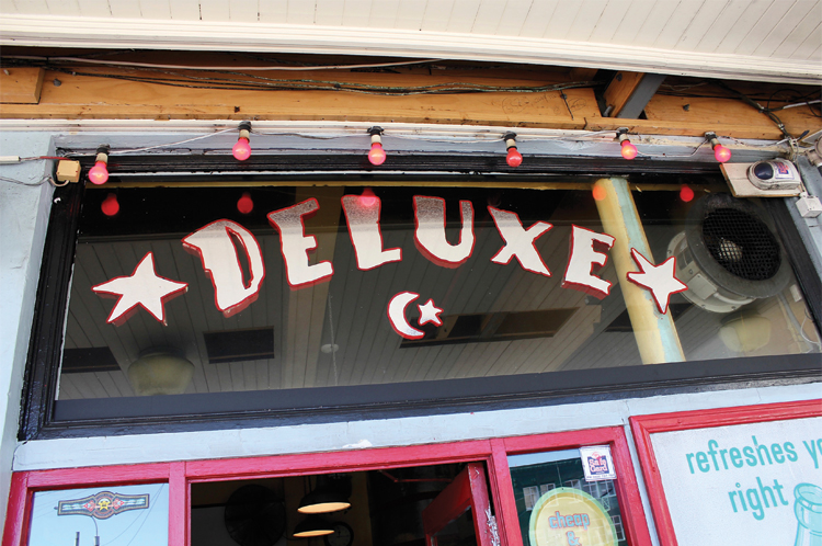 Deluxe, one of Wellington’s quirky cafés. 