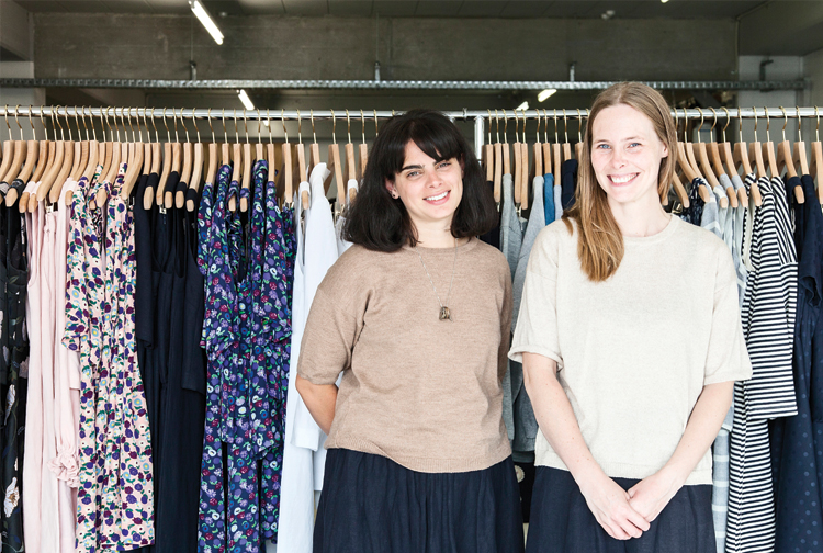 Anjali Stewart (left) and Rachel Easting, founders and designers of Twenty-seven Names.