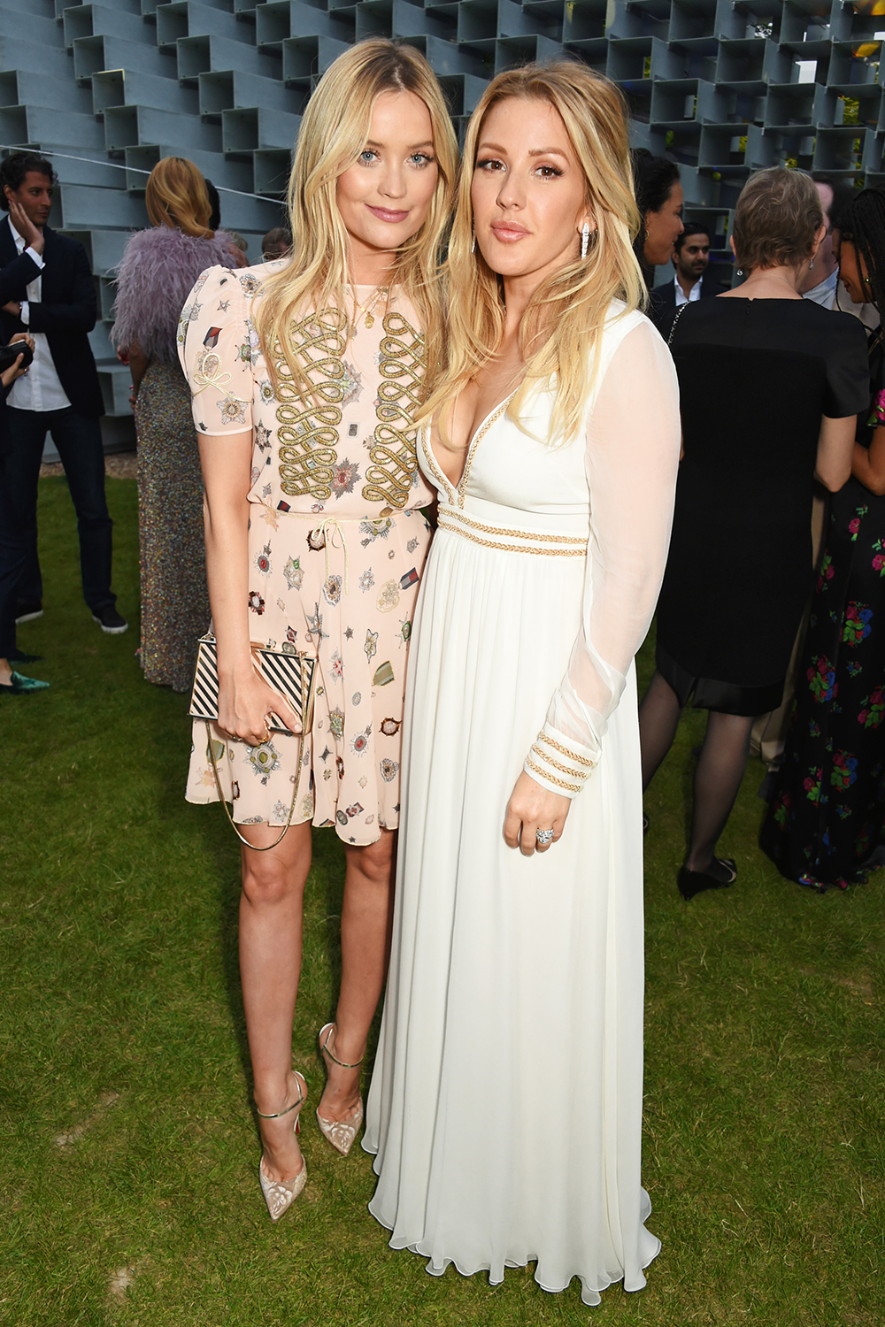 Laura Whitmore and Ellie Goulding.