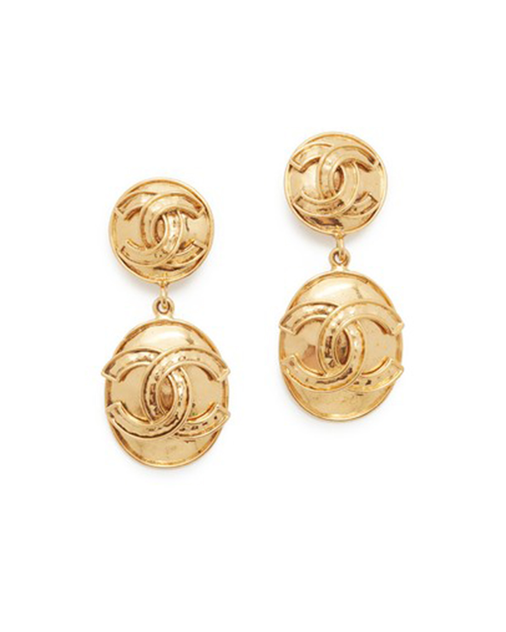 Vintage Chanel earrings from, What goes around comes around, $1,640, from Shopbop