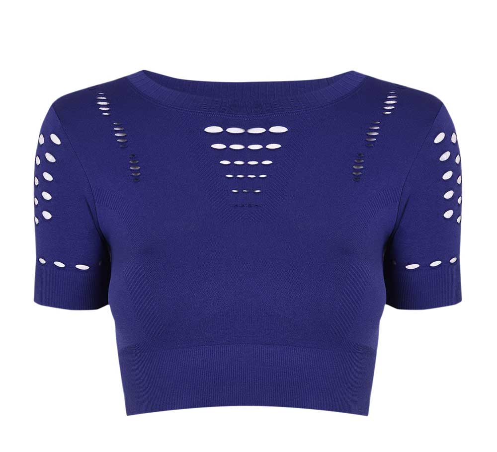 Seamless Keyhole Mesh Detailed Crop Tee by Ivy Park, $55 from Topshop