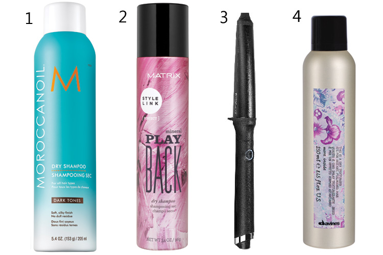  Moroccanoil Dry Shampoo, $46. 2. Matrix Style Link Mineral Play Back Dry Shampoo, $24. 3. GHD Curve Creative Curl Wand, $270. 4. Davines This is a Dry Texturiser, $45.