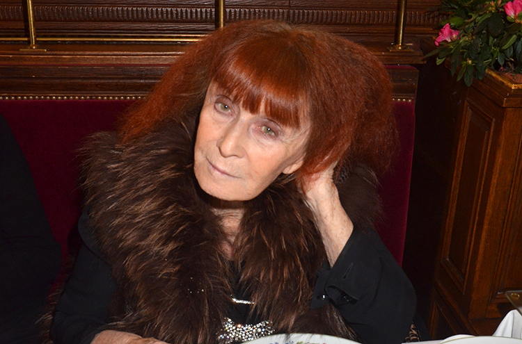 PARIS, FRANCE - FEBRUARY 21: Sonia Rykiel attends the 'Prix De L'Academie Du Mardi Gras 2012' - Culinary Awards at the Restaurant Benoit on February 21, 2012 in Paris, France. (Photo by Foc Kan/WireImage)