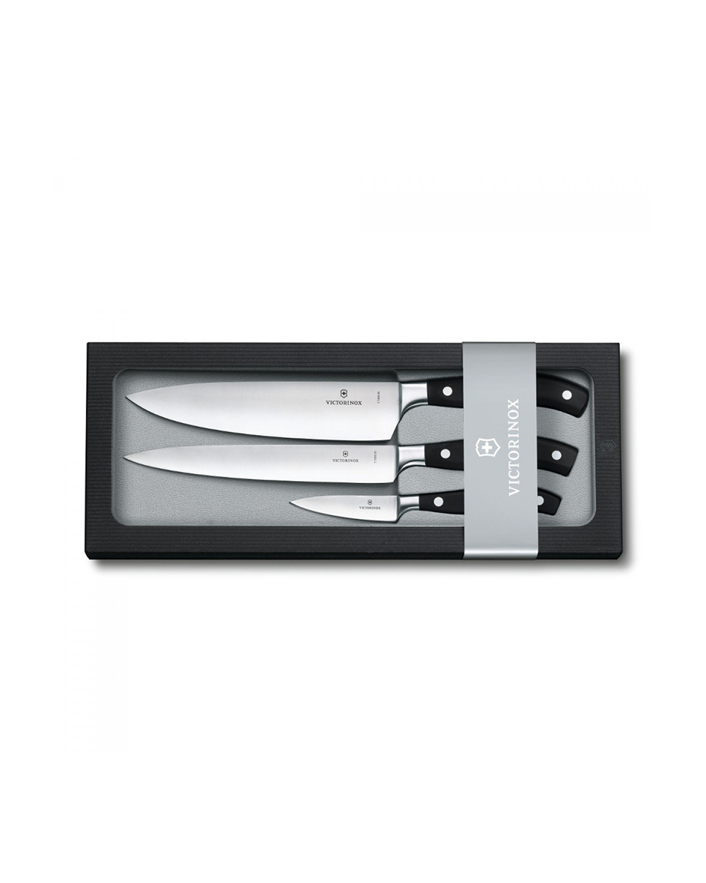 Victorinox Professional Forged Chef 3 piece knife set, $405, from Kitchenware Superstore.